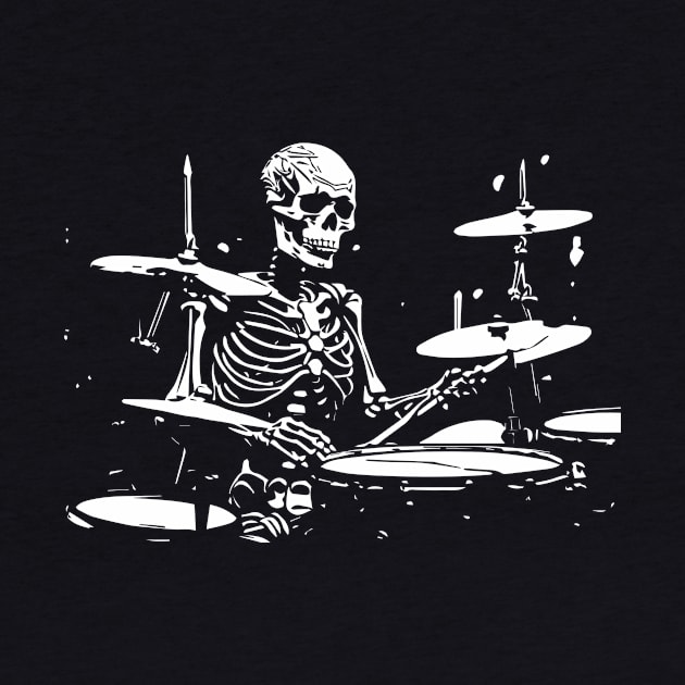 skeleton drummer by lkn